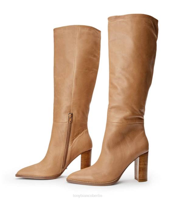 kniehohe Stiefel| de Tony Bianco Frauen Skyla-Kalbsstiefel Karamell Venedig 4624469